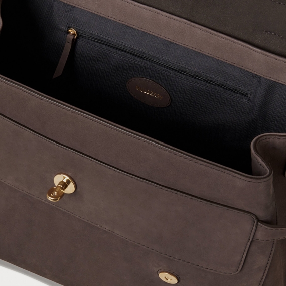Mulberry Oversized Alexa Ebony Nubuck